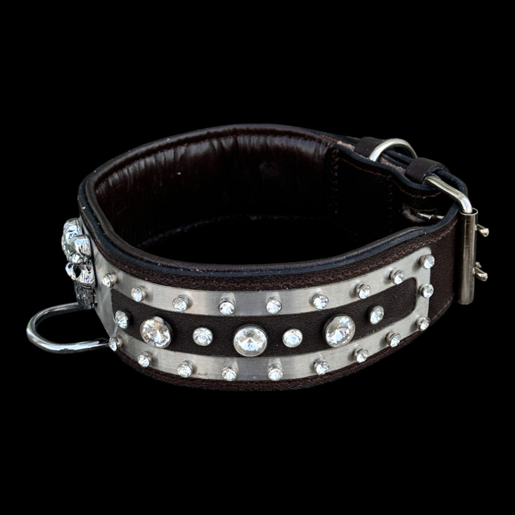 CRYSTAL REAPER collar handmade for strong dog breeds