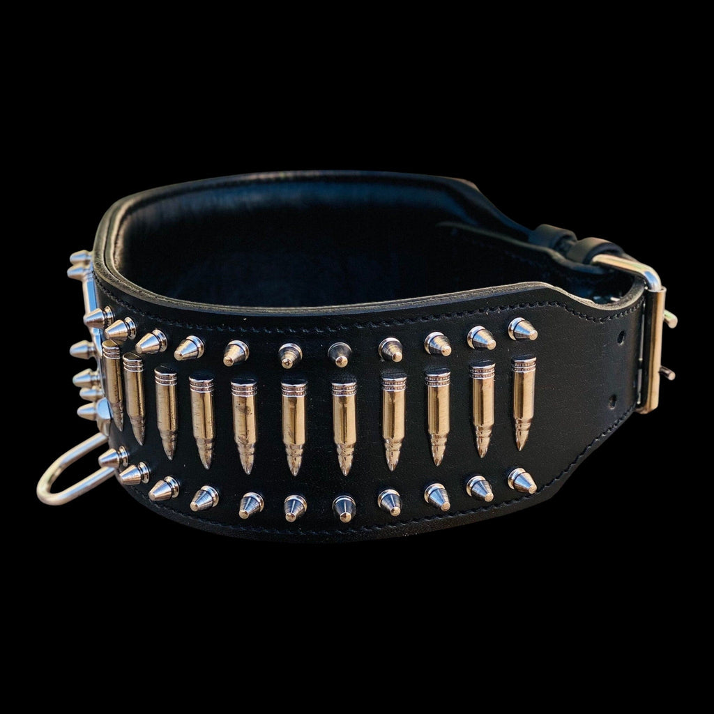 Bullet Dog Collars | Handmade Dog Collars | Custom Dog Collar | Personalized Collars | Engraved Dog Collar | Custom Dog Collar with Name