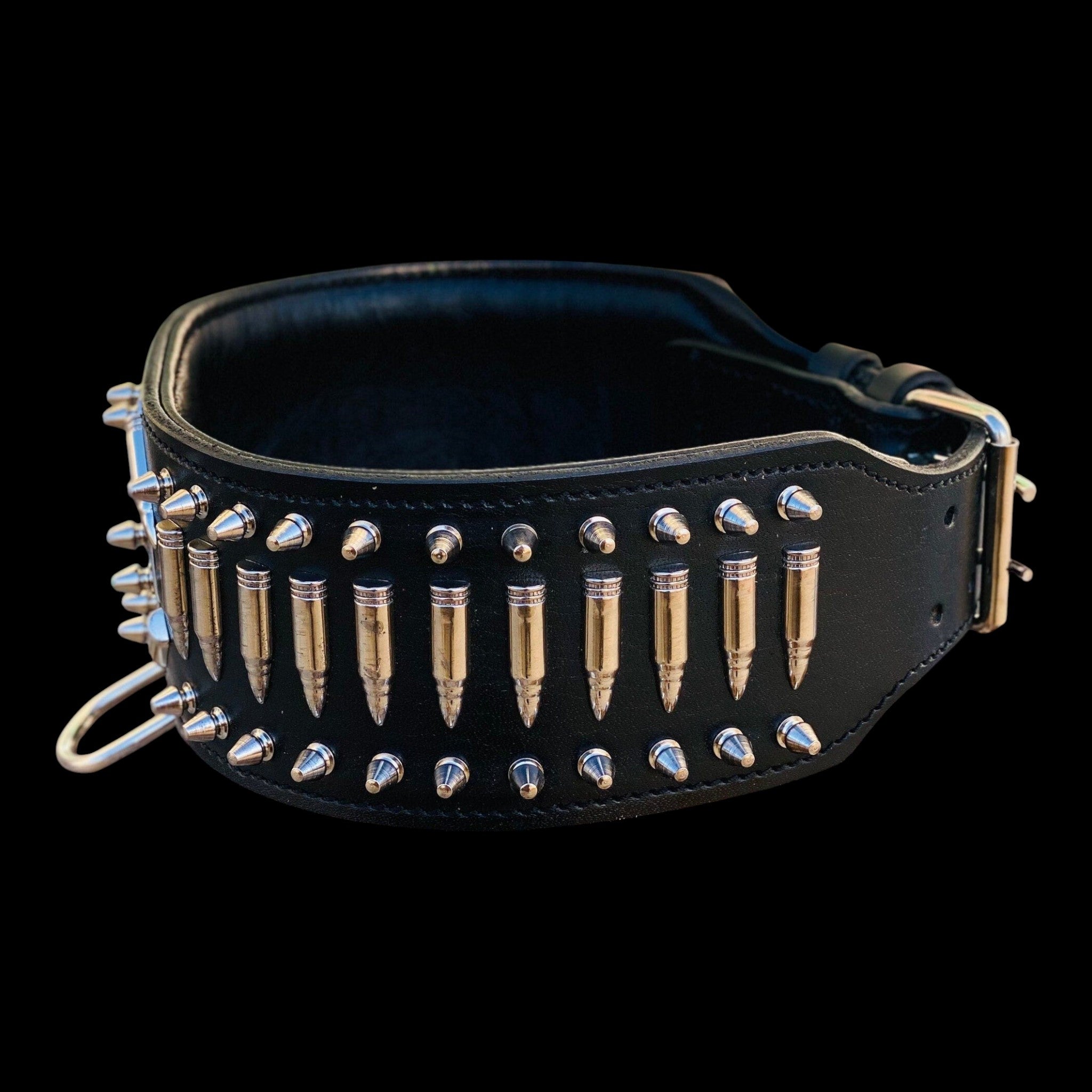 Bullet Dog Collars | Handmade Dog Collars | Custom Dog Collar | Personalized Collars | Engraved Dog Collar | Custom Dog Collar with Name